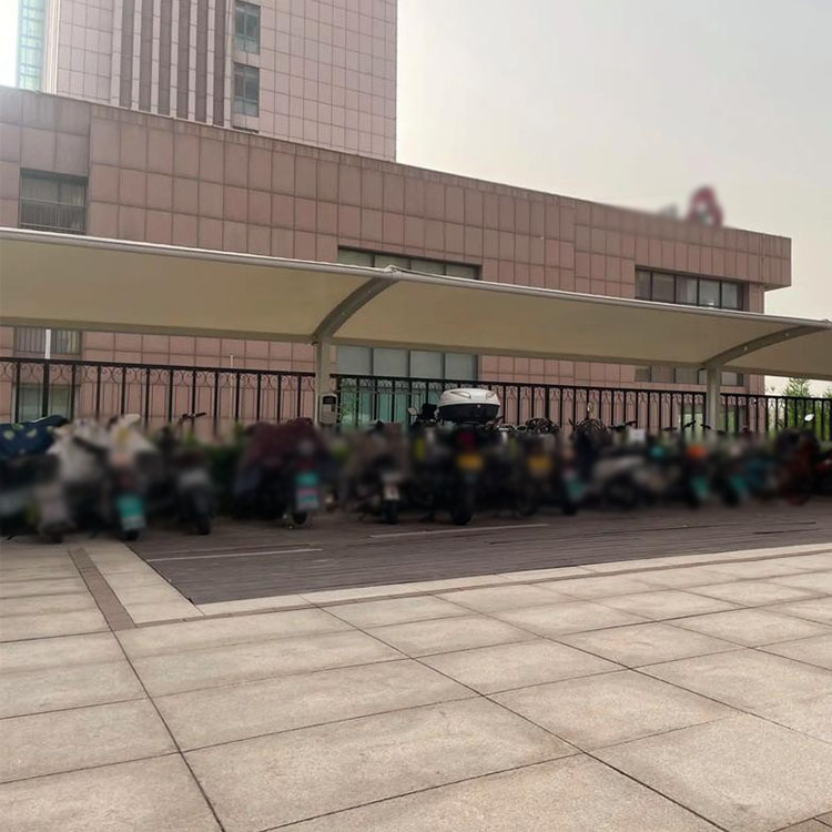 富川膜结构电动车棚