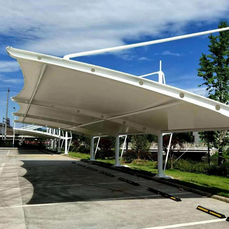 富川膜结构汽车棚