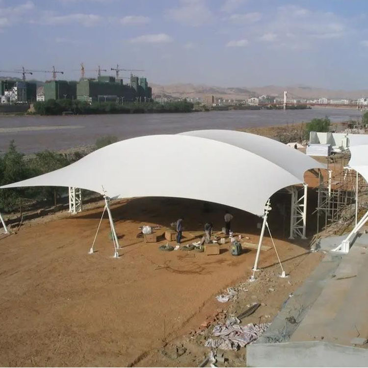 富川膜结构汽车棚